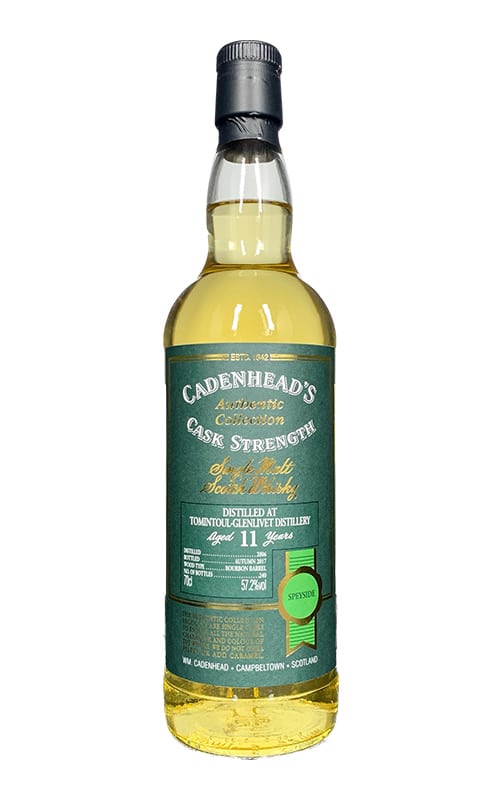 Cadenhead's Authentic Collection Tomintoul 11 YO