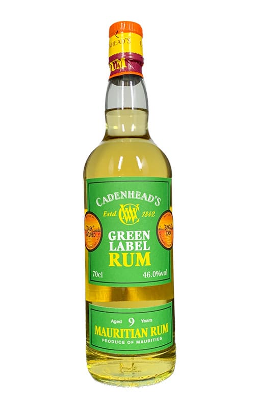 Cadenhead's Green Label Mauritius Rum 9 YO