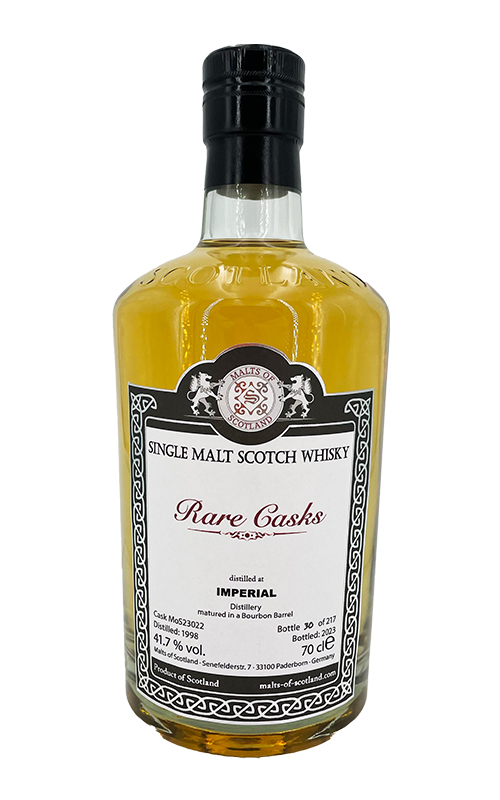 Malts of Scotland Imperial 1998 25 years